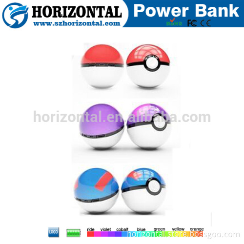2ad Pokemon ball power bank, power bank pokemon purple ball ,pokeball power bank toys pokemon combination